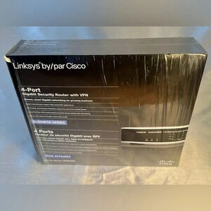 Cisco Linksys RVS4000 4 Port Gigabit Security Router with VPN OPEN BOX